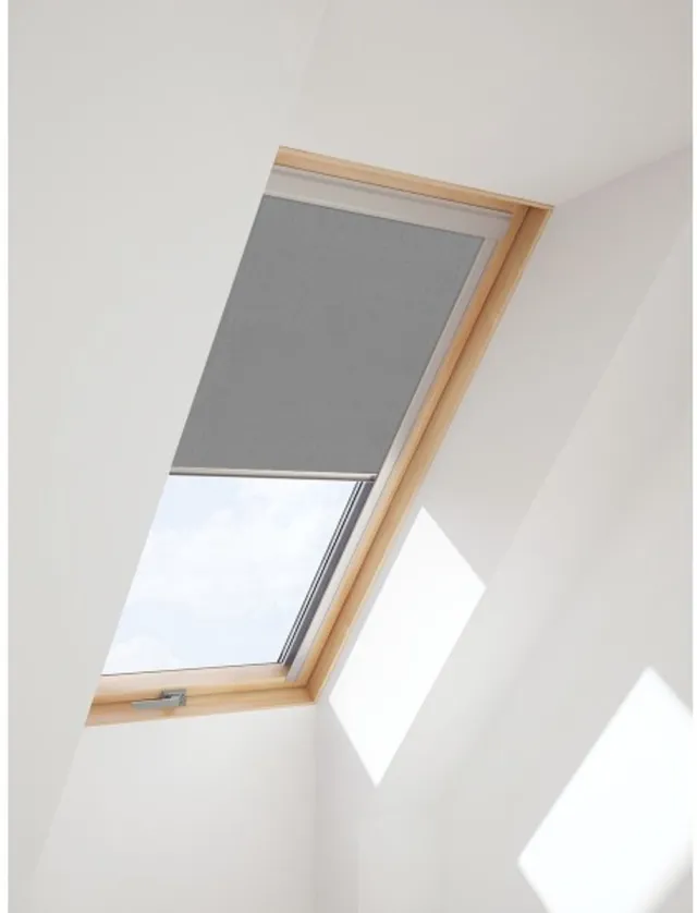 VELUX Dakraam Verduisterend Rolgordijn passend op VELUX M06, Grijs