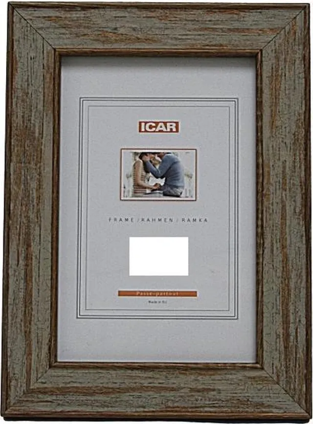 Icar Kunststof Fotolijst Grijs Brian 13x18 cm