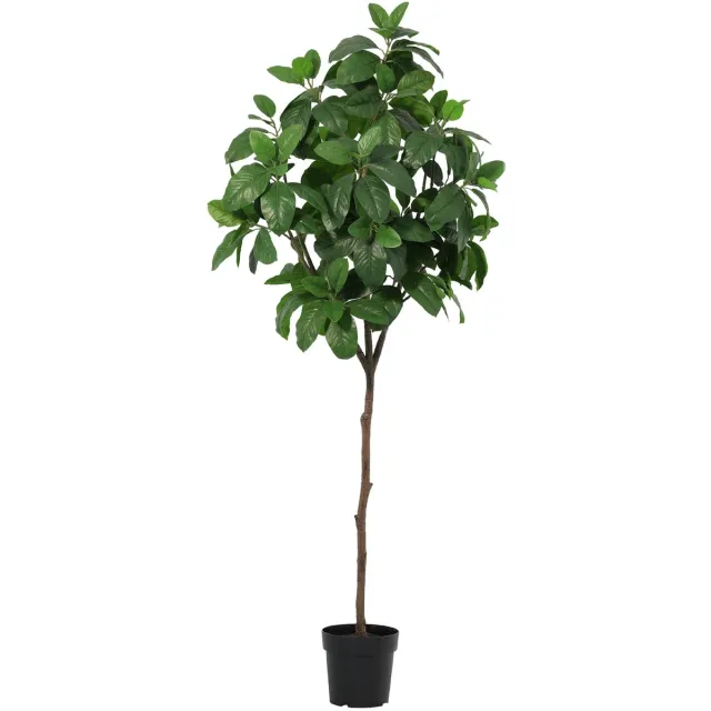 Florafy Kunstplant Magnolia 187cm - Kunstplanten voor binnen - Onderhoudsvrij Groen