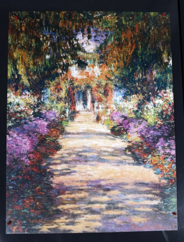 Catch Projecten Claude Monet - Het tuinpad - Kunstposter - 60x80 cm Multicolour