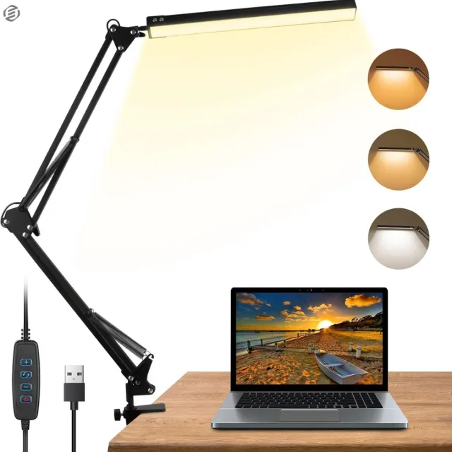 Equivera Lichttherapielamp - lichttherapie lamp - Daglichtlamp - Bureaulamp - Tegen Winterdepressie - SAD Lamp - Zonlicht - Meerdere Standen - Timerfunctie Black