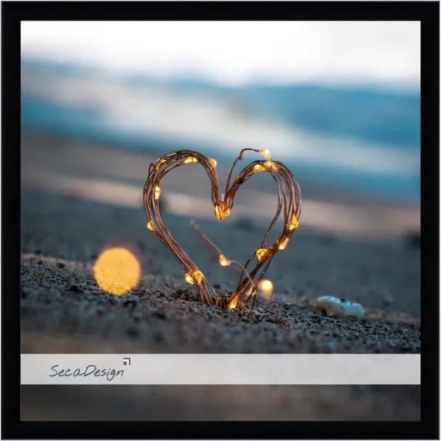 SecaDesign Fotolijst - SecaDesign Luca - 20x20 cm fotomaat - Zwart