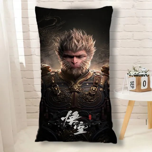 Wukong rechthoekig kussen/slaapbankmatras/woonkamer- en slaapkamermat Zwart+Goud 40×60CM