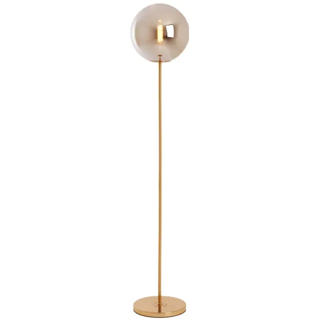 Light & Living Vloerlamp Medina smoke goud