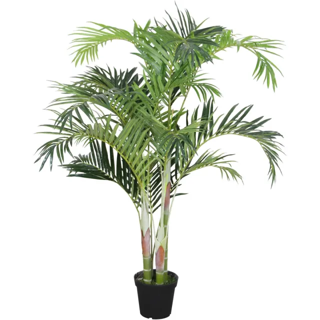 Decovego Grote kunstpalm, kunstplant, realistische arecapalm, 170 cm hoog, balkondecoratie, Decovego