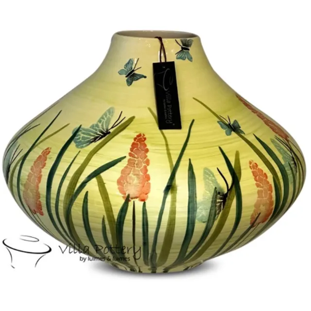 Villa Pottery Vaas - Villa Pottery - Woondecoratie - Keramiek - Decoratie - Quinn 1 Vaas Geel