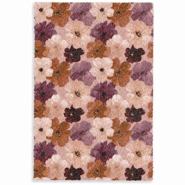 Br@ndless Schoonloopmat - Droogloopmat Binnen - Antislip-Bloemen-Flowers abstracte bloem