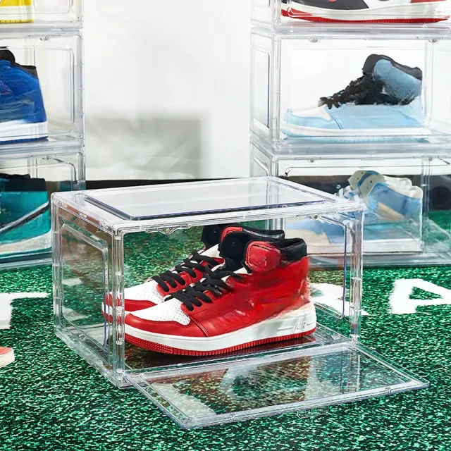 Repus Schoenen doos - Premium Quality - Shoe Box - Transparant Opberger - Sneakers Display - Shoes Collector - Limited Edition - Magneetsluiting - Opstapelbaar - 1 stuk