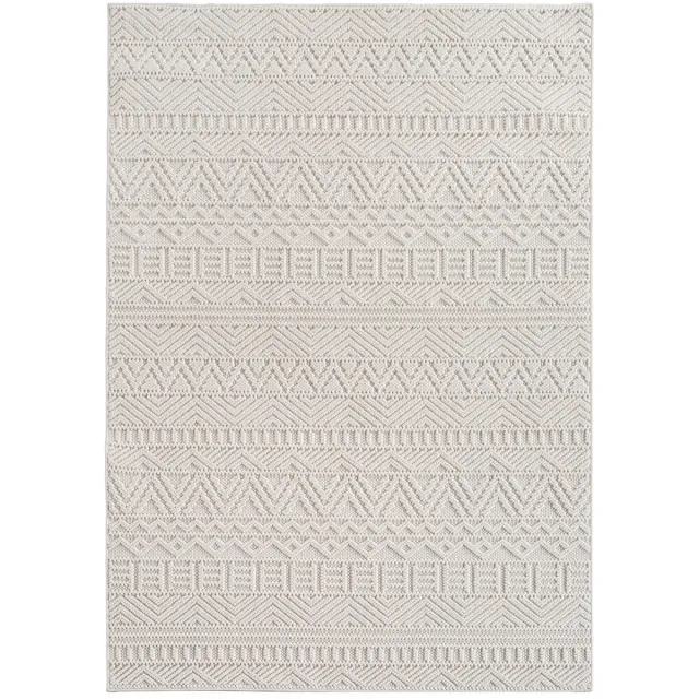 Dutch XXL Bohemian Vloerkleed | Tapijt | Helix | Etnisch | Crème | 140x200 cm