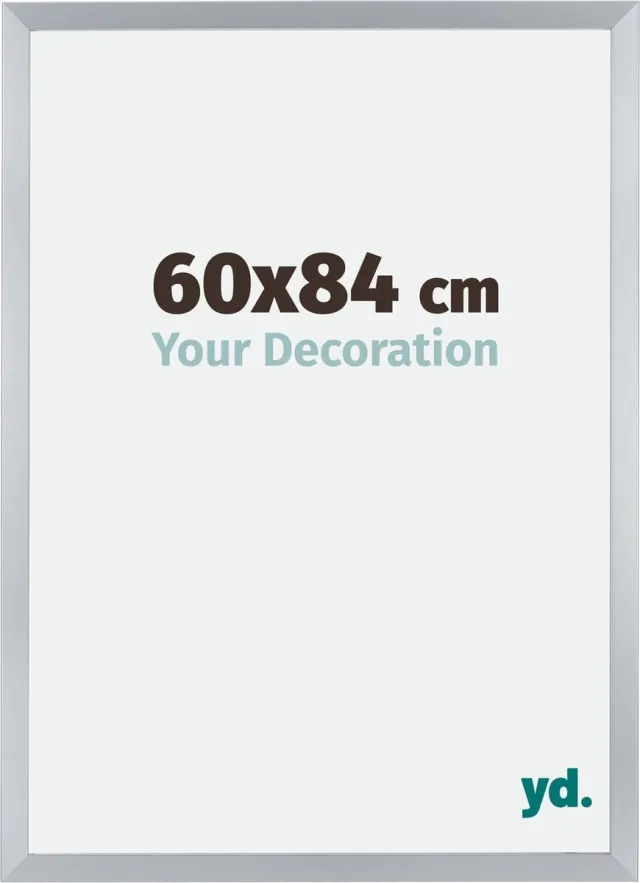 yd. Your Decoration - Fotolijst 60x84 cm - MDF - Zilver Glans - Catania