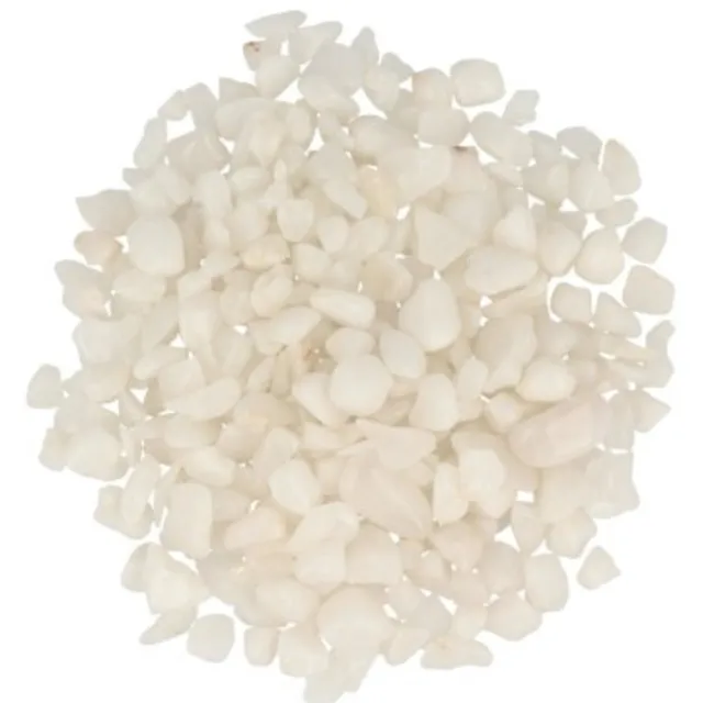 Ruben Robijn Sneeuwkwarts 1 kg. trommelstenen (mt1) Wit