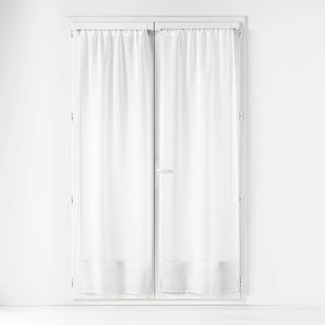 Douceur d intérieur Douceur d'intérieur - Set van twee vitrages CARLIN, wit, 70 x 200 cm