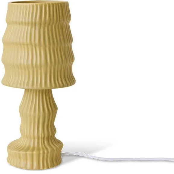 HKLIVING Ceramic tafellamp - ochre