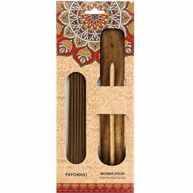 Atmosphera Wierookstokjes - Patchouli - Aroma di Rogito – 20 stuks bruin