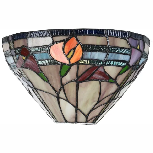Coloured by Art Tiffany Wandlamp Calla - Art Deco Trade Paars