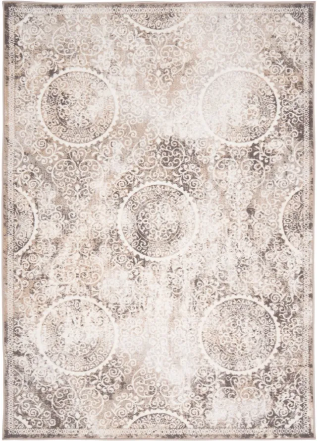 Pergamon Vloerkleed Tawira Vintage Designer Klassiek Barok Beige