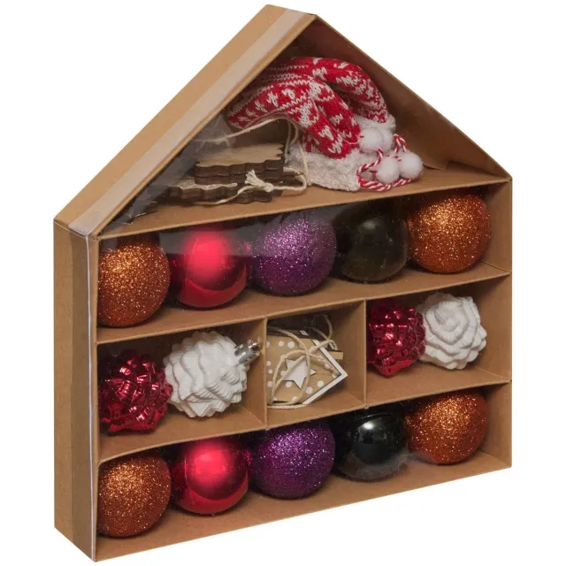 Atmosphera Créateur d'intérieur® SDN SET 28 STUKS ERLA BOOR Multicolore