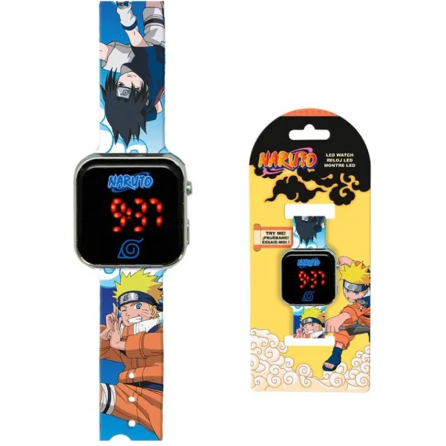 Naruto Naruto Led-horloge Blauw Blue