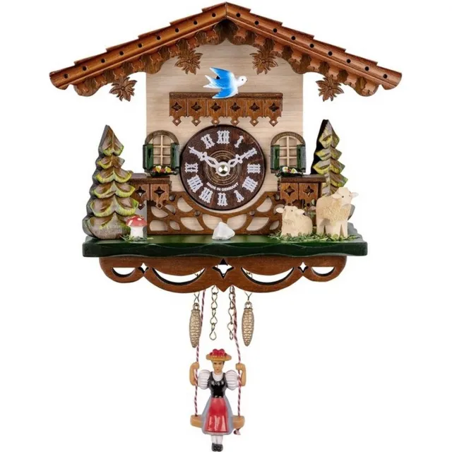Engstler 174 SQ - Wandklok met schommel - Quartz meerkleurig