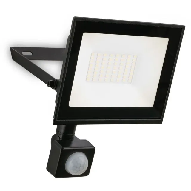 Briloner Varo - LED Schijnwerper met bewegingssensor - voor buiten - IP65 - neutral wit licht - buitenverlichting - floodlight - 30W - 14 x 4 x 19 cm Zwart