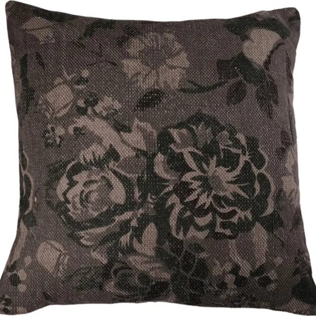 Linen & More Vintage Flower Forest Groen Kussen | 60 X 60 | Sierkussen Voor Woonkamer Of Slaapkamer
