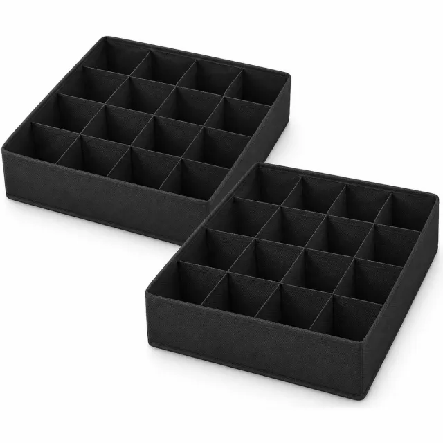 Consumerce 2 Stuks Universele Lade & Kast Organizer - Bakjes - Kleding Accessoires - Lade Verdeler Opbergsysteem - Opbergmand Organiser - Kledingkast