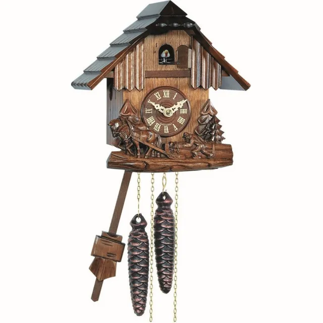Engstler 419 - Koekoeksklok - 1-daags ketting uurwerk meerkleurig