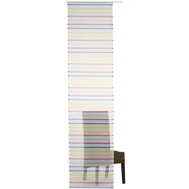 Elbersdrucke Schuifgordijn Feel Good 245x60 cm wit-gekleurd WeißBunt