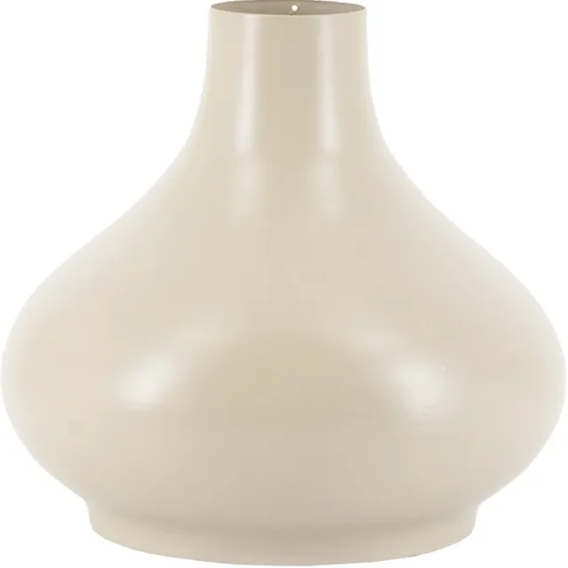 homebound by ky Metalen vaas spheric sand | bloemenvaas Beige