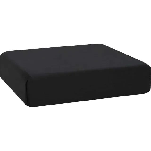 vidaXL Zitkussen - 40 - x - 40 - x - 11 - cm - PU - Schuim - Zwart