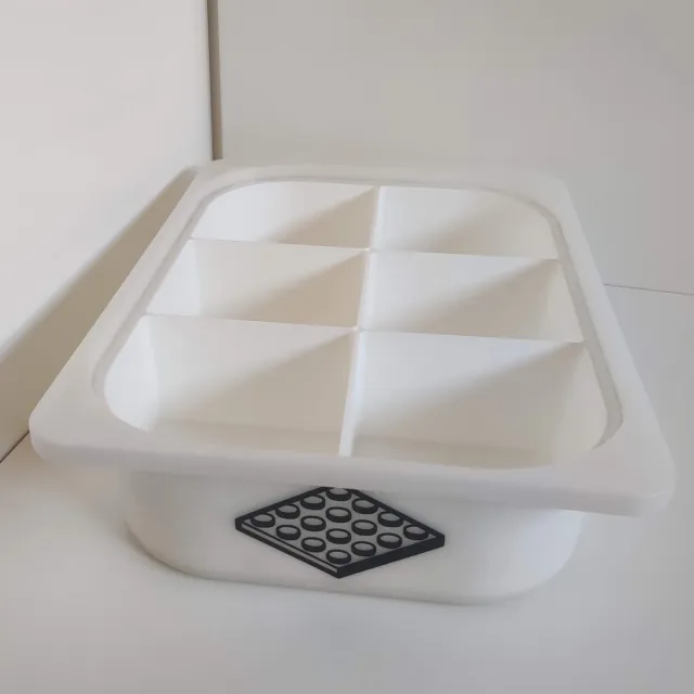 Prikkelpret Ikea Trofast bakjes - Model 6B wit
