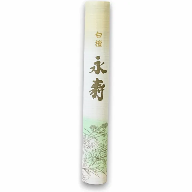 Nippon Kodo japanse wierook - byakudan eiju - sandalwood - wierookstokjes zonder bamboe - 1 rol n.n.b