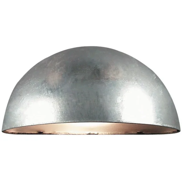 Nordlux Scorpius Wandlamp Buiten - E14 - IP23 - Verzinkt zilver