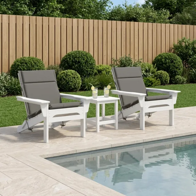 vidaXL Kussen voor lage rugstoelen GEMERT 2 st 100% Polyester Grijs