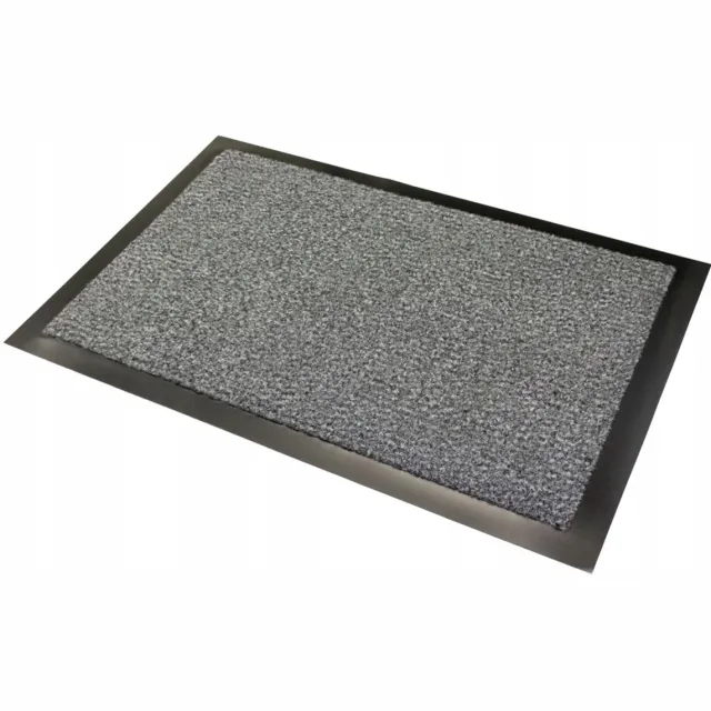 Olimpia Industriële Deurmat 80x120 cm - Duurzaam en Antislip Grijs