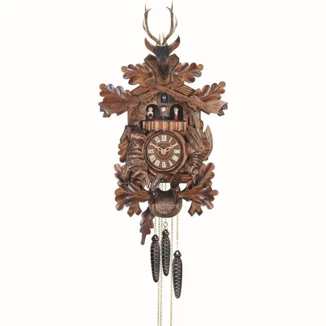 Engstler 732 MT - Koekoeksklok - 1-daags ketting uurwerk meerkleurig