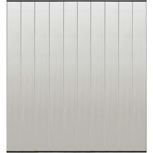 vidaXL Vliegengordijn 10-delig 240x240 cm mesh zwart