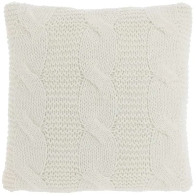 Unique Living Sierkussen Maria Dove White - 45x45cm Wit