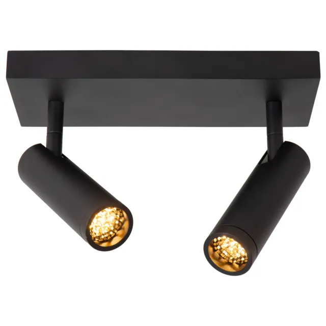 Lucide GRADO - Plafondspot - 2xGU10 (MR11) - Zwart