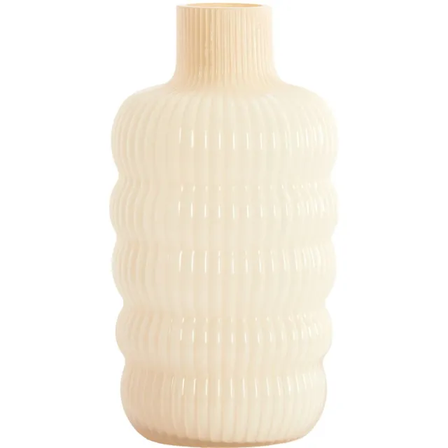Light & Living Vaas LUNETTE - Ø15.5x30 cm - Wit