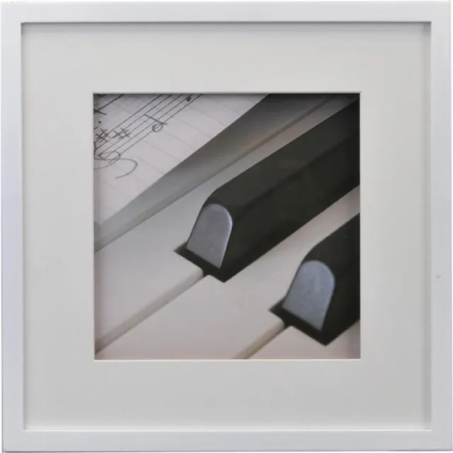 Henzo Fotolijst - Henzo - Piano - Fotomaat 30x30 cm - Wit