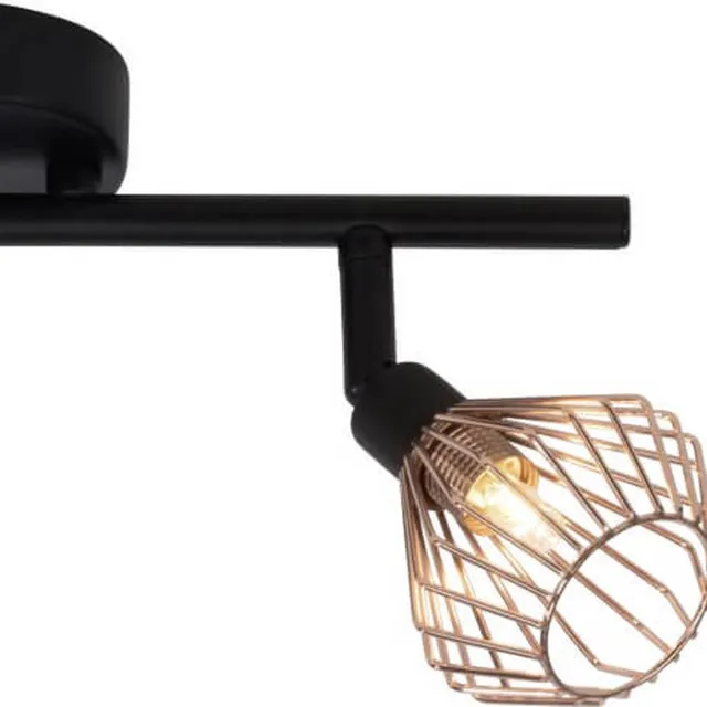 Brilliant DALMA - Plafondlamp - Koper;Zwart