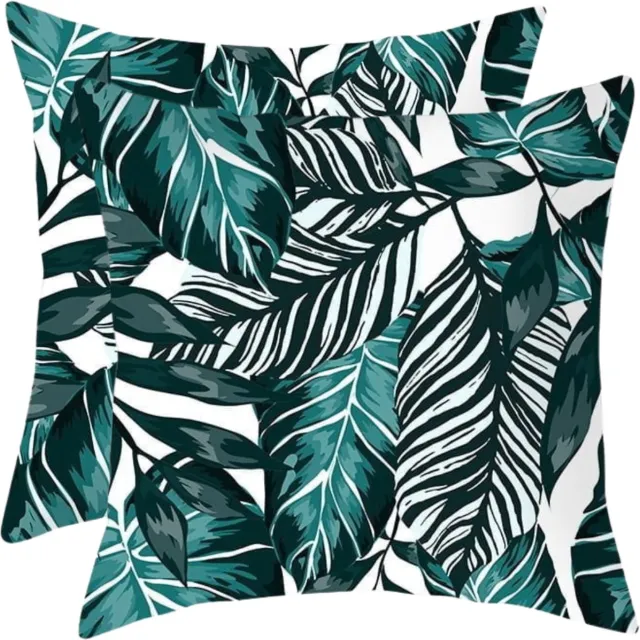 LiveOnce® Tuinkussenhoezen Bali - 45x45cm - 2 stuks - buitenkussen hoezen - water en UV-bestendig sierkussen hoezen -hoge kwaliteit - 91gr.