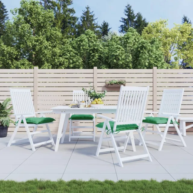 vidaXL Palletkussens 4 st 50x50x7 cm oxford stof groen