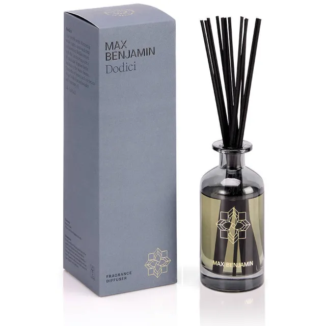 Max Benjamin geurstokjes - Dodici - 150 ml zwart