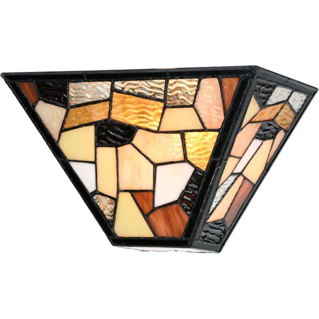 Coloured by Art Tiffany Wandlamp Fallingwater - Art Deco Trade Bruin
