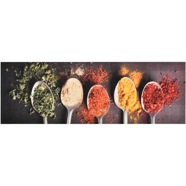 vidaXL Keukenmat wasbaar Spoons 60x180 cm Meerkleurig