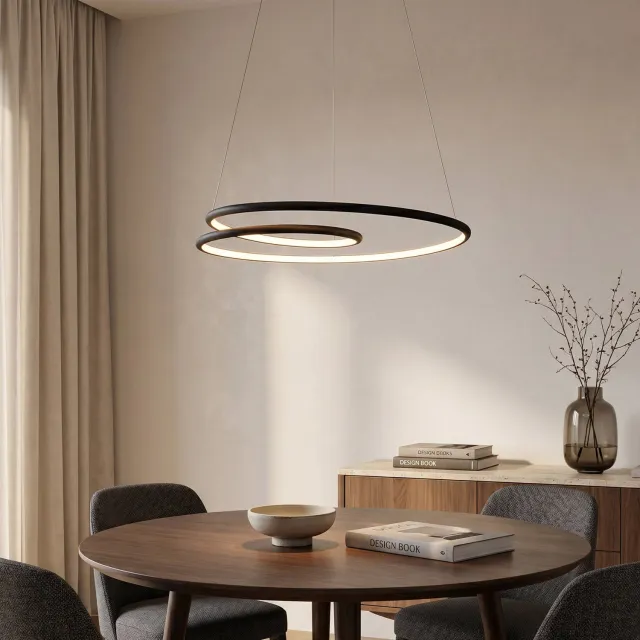 NOUS Living hanglamp Lot (Ø50cm) Zwart