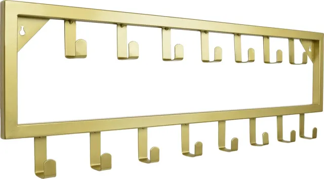 LOFT42 Bono Kapstok – Goud – Metaal – 15 haken - 80x26x4