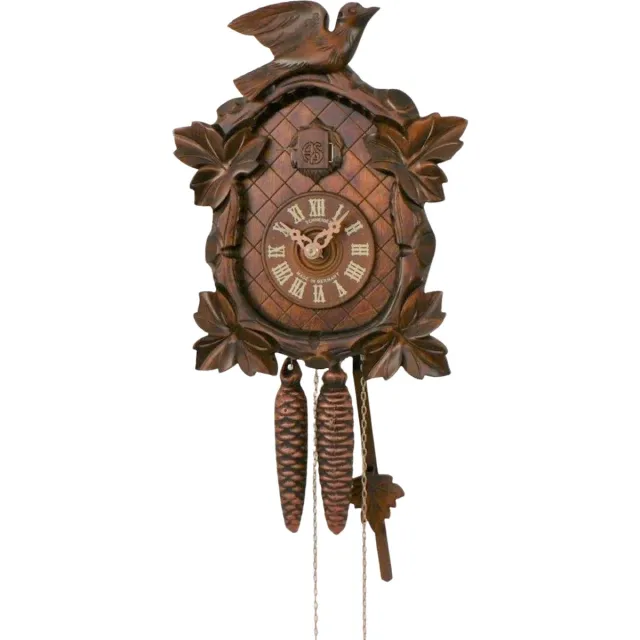 Anton Schneider Schneider Koekoeksklok 46/9 - vogel - 1daags uurwerk - 26 cm hoog notenhout kleur
